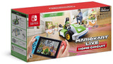 Mario Kart Live: Home Circuit - Luigi Set (Nintendo Switch) Pre-Owned: Kart, 4 Gates, 2 Arrow Signboards, USB Charging Cable, and Box