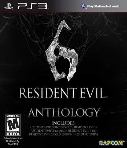 Resident Evil 6 w/ Anthology Case and Slipcover (Playstation 3) Pre-Owned