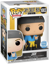 POP! Movies #1003: Jay & Silent Bob Reboot - Jay (Funko-shop.com Limited Edition) (Funko POP!) Figure and Box w/ Protector