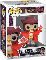POP! Disney #1458: Sleeping Beauty - Owl As Prince (Funko POP!) Figure and Box w/ Protector