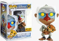 POP! Disney #301: The Lion King - Rafiki with Simba [Diamond Collection] (Hot Topic Exclusive) (Funko POP!) Figure and Box w/ Protector