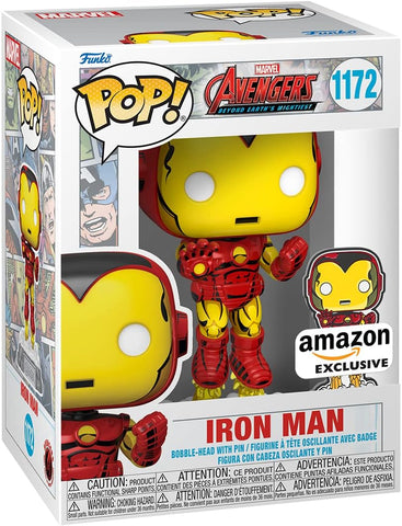 POP! Marvel #1172: Avengers Beyond Earth's Mightiest - Iron Man [Amazon Exclusive] (Funko POP!) Figure and Box w/ Protector
