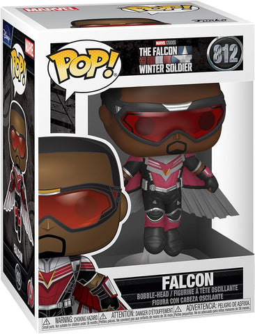 POP! Marvel Studios #812: The Falcon and the Winter Soldier - Falcon (Funko POP!) Figure and Box w/ Protector