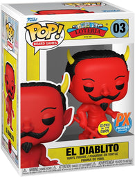 POP! Board Games #05: Loteria Don Clemente - El Diablito (Glows in the Dark) (PX Previews Exclusive) (Funko POP!) Figure and Box w/ Protector