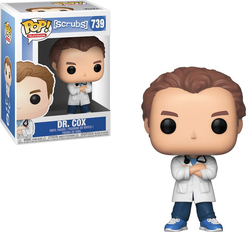 POP! Television #739: Scrubs - Dr. Cox (Funko POP!) Figure and Box w/ Protector