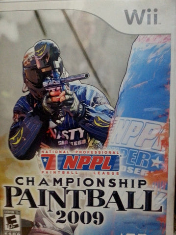 NPPL Championship Paintball 2009 (Nintendo Wii) NEW