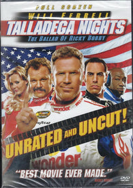 Talladega Nights - The Ballad of Ricky Bobby (Unrated Full Screen Edition) (DVD) Pre-Owned
