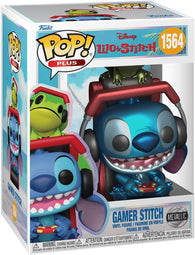 POP! Plus / Disney #1564: Lilo & Stitch - Gamer Stitch [Metallic] (Funko POP!) Figure and Box w/ Protector
