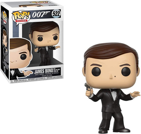 Movies #522: 007 - James Bond (from The Spy Who Loved Me) (Funko POP!) Figure and Box w/ Protector