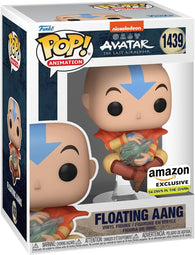 POP! Animation #1439: Avatar The Last Airbender - Floating Aang (Amazon Exclusive) (Glows In The Dark) (Funko POP!) Figure and Box w/ Protector