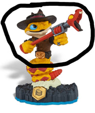 RATTLE SHAKE (SWAP-able) Undead (Skylanders Swap Force) Pre-Owned: Top HALF ONLY