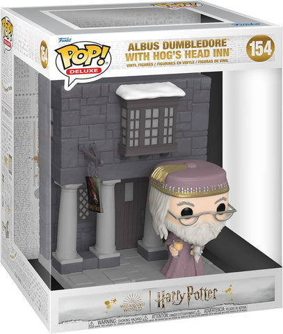 POP! Deluxe #154: Harry Potter - Albus Dumbledore with Hog's Head Inn (Wizarding World) (Funko POP!) Figure and Box