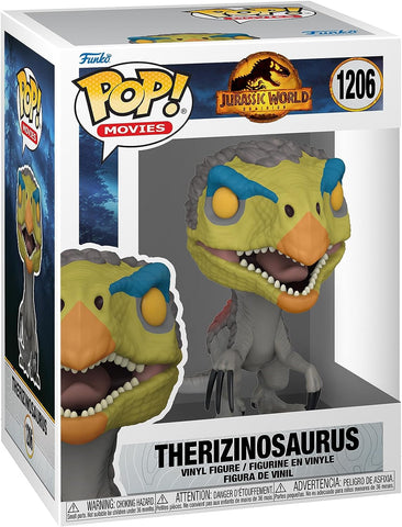POP! Movies #1206: Jurassic World Dominion - Therizinosaurus (Funko POP!) Figure and Box w/ Protector