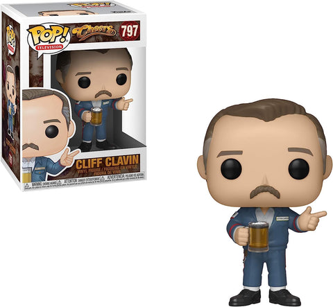POP! Television #797: Cheers - Cliff Clavin (Funko POP!) Figure and Box w/ Protector