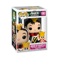 Funko POP! Disney #1063: Alice in Wonderland - Queen of Hearts with King (Funko POP!) Figure and Box w/ Protector