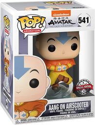 POP! Animation #541: Avatar The Last Airbender - Aang On Airscooter (Nickelodeon) (Special Edition) (Funko POP!) Figure and Box w/ Protector