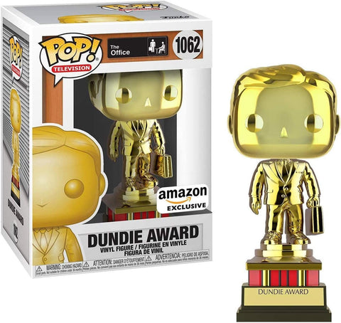 POP! Television #1062: The Office - Dundie Award (Amazon Exclusive) (Funko POP!) Figure and Box w/ Protector