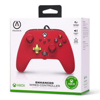 Wired Controller - Enhanced - PowerA - Artisan Red (Xbox One / Series X/S) NEW