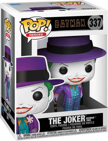 POP! Heroes #337: DC Batman 1989 - The Joker (Funko POP!) Figure and Box w/ Protector