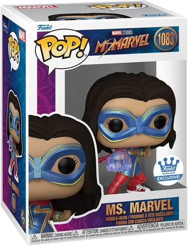 POP! Marvel Studios #1083: Ms. Marvel (Funko.com Exclusive) (Funko POP!) Figure and Box w/ Protector