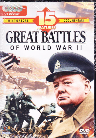 Great Battles of World War II (Historical Documentary - 15 Features) (DVD) Pre-Owned