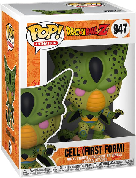 POP! Animation #816: Dragon Ball Z - Cell (First Form) (Funko POP!) Figure and Box w/ Protector