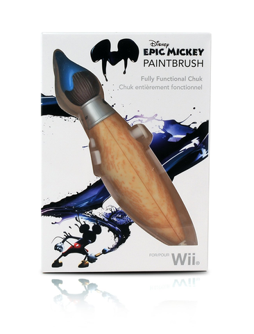 Nunchuk Controller - Disney Epic Mickey Paintbrush Edition (Nintendo Wii) NEW