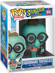 POP! Movies #918: The Spongebob Movie - Song on the Run - Squidward Tentacles (Funko POP!) Figure and Box w/ Protector