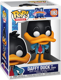 POP! Movies #1062: Space Jam A New Legacy - Daffy Duck As Coach (Funko POP!) Figure and Box w/ Protector