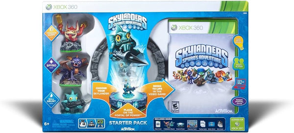 Skylanders Spyro's Adventure - Starter Pack (Xbox 360) Pre-Owned: Game, 3 Figures, Portal of Power, Poster, and Manual (no box)