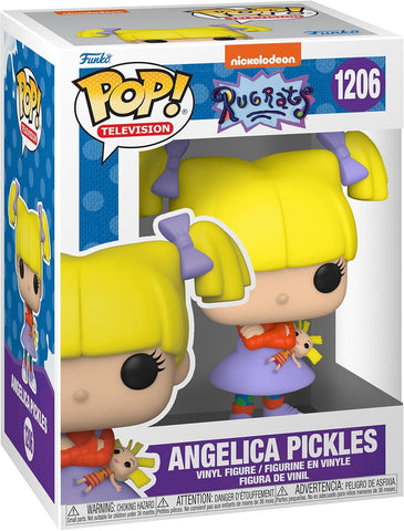 POP! Television #1206: Rugrats - Angelica Pickles (Nickelodeon) (Funko POP!) Figure and Box w/ Protector