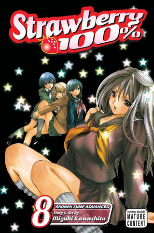 Strawberry 100%: Vol 8 (Mizuki Kawashita) (Shonen Jump Advanced) (Viz Media) (Manga) (Paperback) Pre-Owned