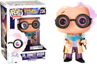 POP! Movies #236: Back To The Future - Dr. Emmett Brown (Lootcrate Exclusive) (Funko POP!) Figure and Box w/ Protector