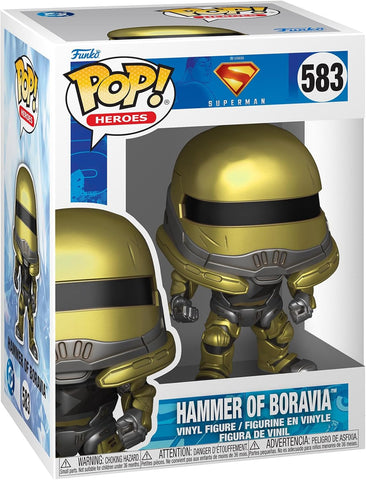 POP! Heroes #583: Superman - Hammer of Boravia (Funko POP!) Figure and Box w/ Protector
