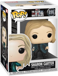 POP! Marvel Studios #816: The Falcon and the Winter Soldier - Sharon Carter (Funko POP!) Figure and Box w/ Protector