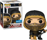POP! Movies #1058: Mortal Kombat - Scorpion (Wal-Mart Exclusive) (Funko POP!) Figure and Box w/ Protector
