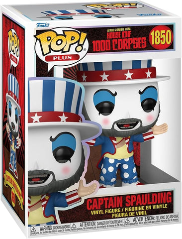 POP! Plus #1850: House of 1000 Corpses - Captain Spaulding (Funko POP!) Figure and Box w/ Protector