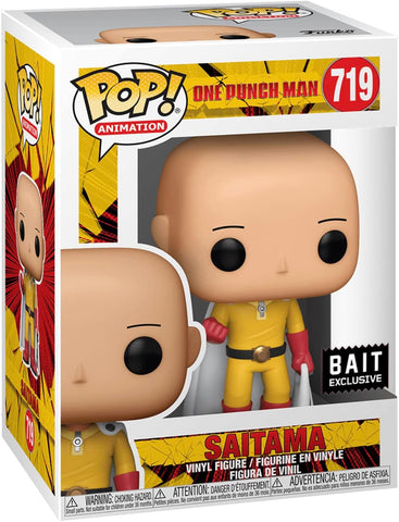 POP! Animation #719: One Punch Man - Saitama (Bait Exclusive) (Funko POP!) Figure and Box w/ Protector