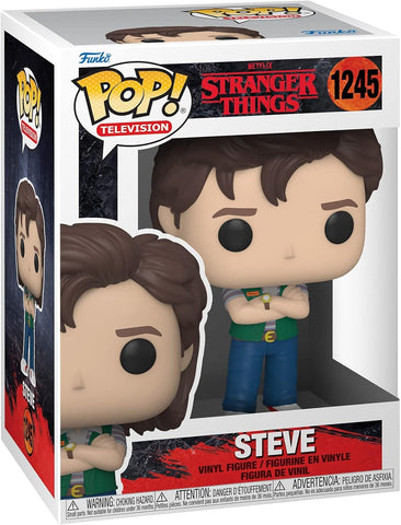 POP! Television #1245: Stranger Things - Steve (Netflix) (Funko POP!) Figure and Box w/ Protector