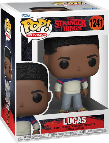 POP! Television #1241: Stranger Things - Lucas (Netflix) (Funko POP!) Figure and Box w/ Protector