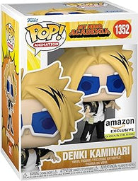 POP! Animation #1352: My Hero Academia - Denki Kaminari (Amazon Exclusive) (Glows in the Dark) (Funko POP!) Figure and Box w/ Protector