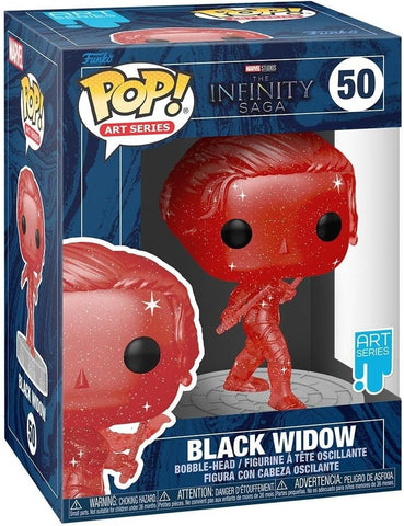 POP! Art Series #50: Marvel Studios - The Infinity Saga - Black Widow (Funko POP!) Figure and Box w/ Protector
