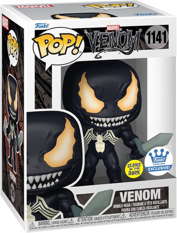 POP! Marvel #1141: Venom [Exclusive] [Glows in the Dark] (Funko POP!) Figure and Box w/ Protector