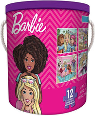 Barbie: Pail of 11 Puzzles (Sure Lox) NEW/Pre-Owned