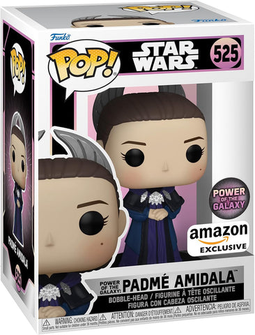 POP! Star Wars #525: Power of The Galaxy - Padme Amidala (Amazon Exclusive) (Funko POP!) Figure and Box w/ Protector