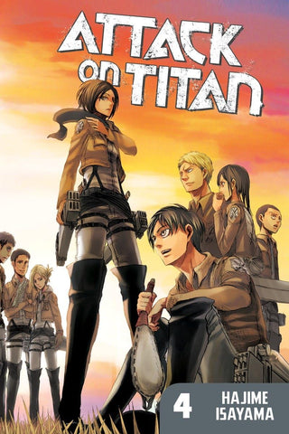Attack on Titan - Vol. 4 [Hajime Isayama] (Kodansha Comics) (Paperback) Pre-Owned