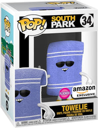 POP! South Park #34: Towelie (Flocked) (Amazon Exclusive) (Funko POP!) Figure and Box w/ Protector