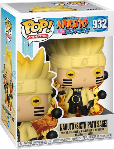 POP! Animation #932: Shonen Jump - Naruto Shippuden - Naruto (Sixth Path Sage) (Funko POP!) Figure and Box w/ Protector