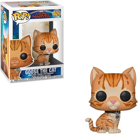 POP! Marvel #426: Captain Marvel - Goose The Cat (Funko POP!) Figure and Box w/ Protector