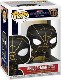 POP! Marvel Studios #911: Spider-Man No Way Home (Black & Gold Suit) (Funko POP!) Figure and Box w/ Protector